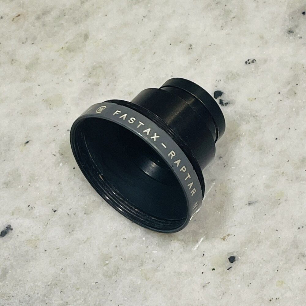 Wollensak Fastax Raptar 2” 50mm f2.7 Lens Vintage # 853430